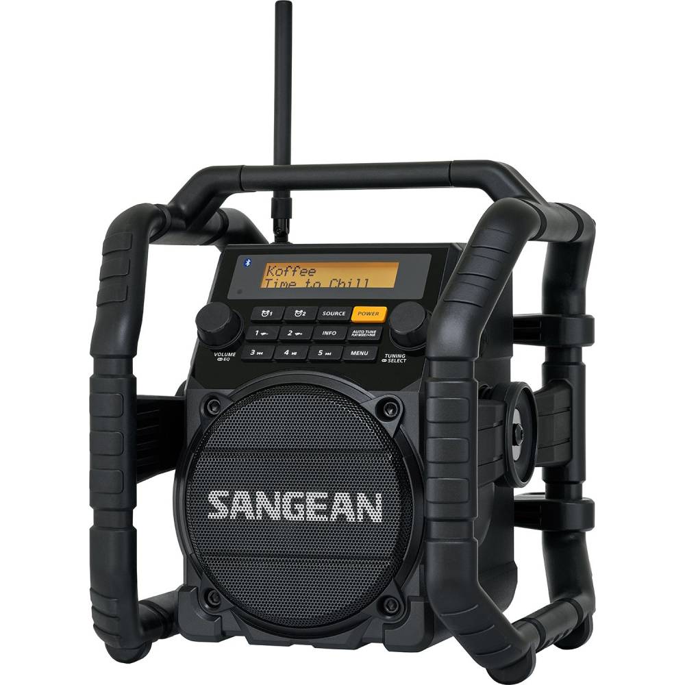 Sangean Radio U-5 DBT Werfradio Ultra rugged digital tuning receiver zwart