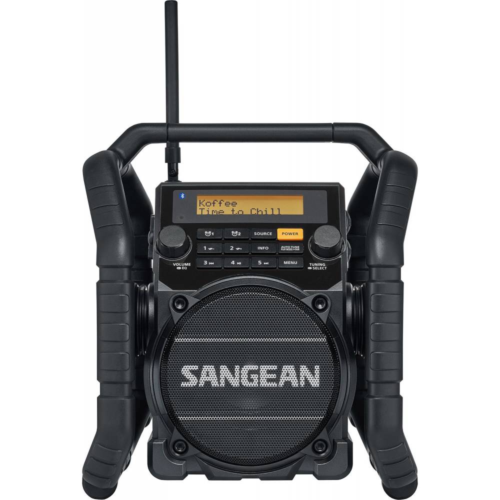 Sangean Radio U-5 DBT Werfradio Ultra rugged digital tuning receiver zwart