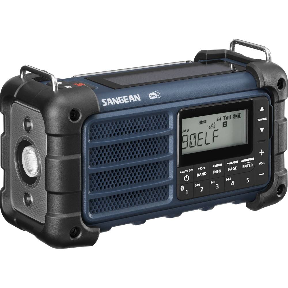 MMR-99 DAB+/FM-RDS/bluetooth radio oplaadbaar ocean blue 