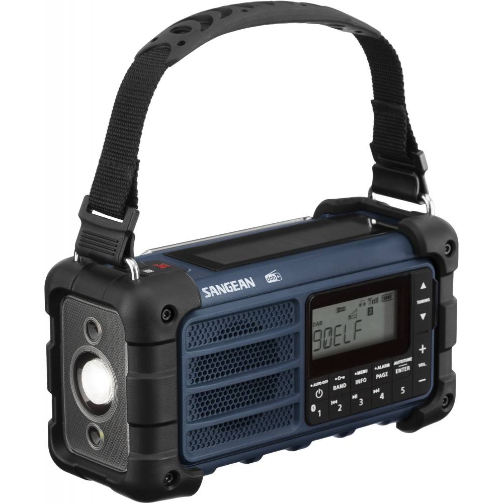 Sangean Radio MMR-99 DAB+/FM-RDS/bluetooth radio oplaadbaar ocean blue