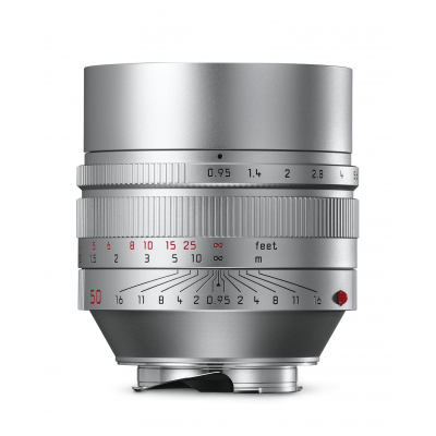 Noctilux-M 50 f/0.95 ASPH. silver anodized finish  Leica