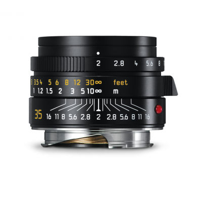 Summicron-M 35 f/2 ASPH. black anodized finish  Leica