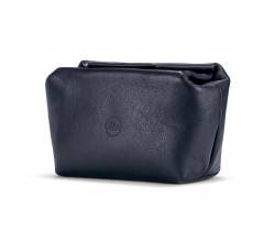 Softpouch magnetic-closer, size S, leather, blue Leica
