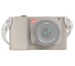 Protector for TL, leather, cemento Leica