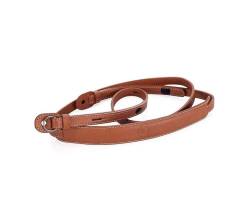 Carrying Strap with Protecting Flap for M-, Q- and X- system, leather, cognac Leica