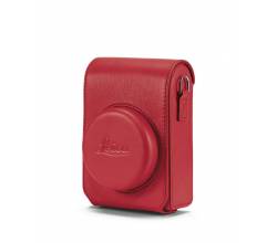 Case C-LUX, leather, red Leica
