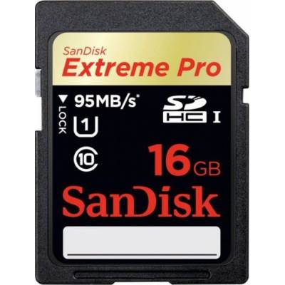 SDHC Extreme Pro 16Go 95MB/s UHS-2  Sandisk