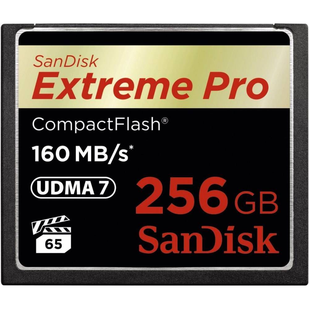 Sandisk Geheugenkaart CF Extreme Pro 256GB 160MB/sec