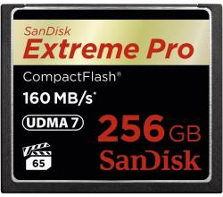 CF Extreme Pro 256GB 160MB/sec Sandisk