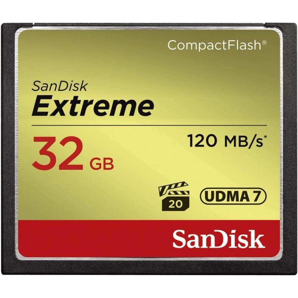 Sandisk Geheugenkaart CF Extreme 32GB 120MB/s