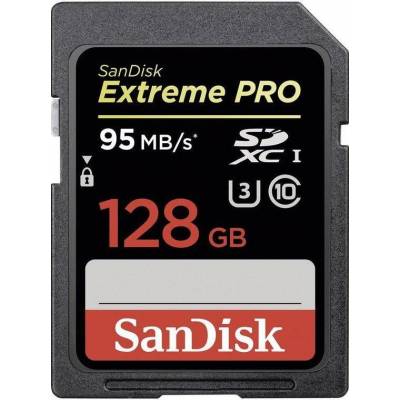 SDXC Extreme Pro 128GB 95MB/s UHS-1  Sandisk