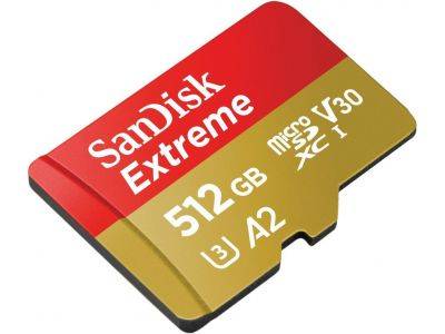 MicroSDXC Extreme 512GB 160MB/s