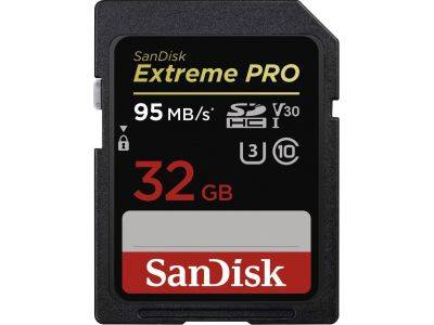 SDHC Extreme Pro 32GB 95MB/s V30 Class U3