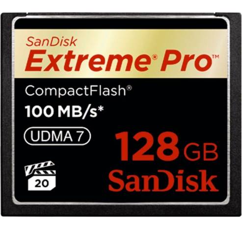 CF Extreme Pro 128GB 100MB/sec  Sandisk