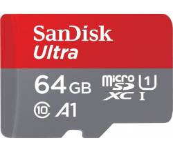MicroSDXC Ultra Android 64GB 120MB/s Class 10 A1 Sandisk