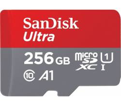 MicroSDXC Ultra Android 256GB 120MB/s Class 10 A1 Sandisk