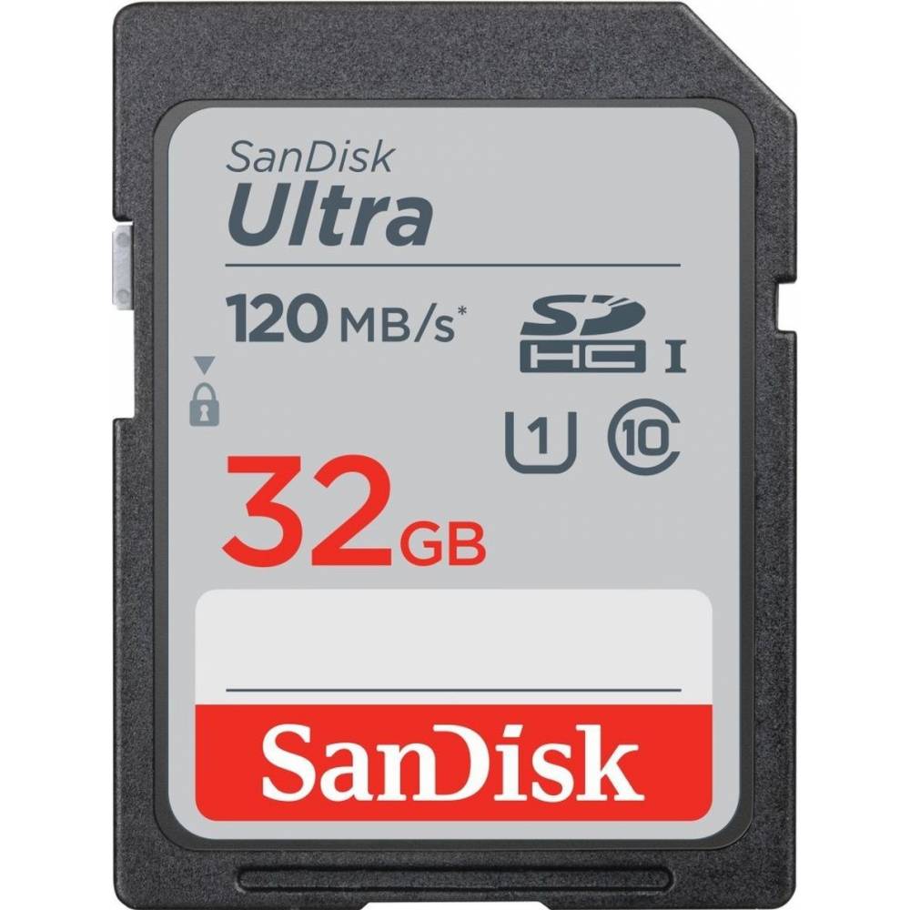 Sandisk Geheugenkaart SDHC Ultra 32GB 120MB/s CL10