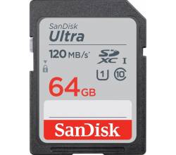 SDXC Ultra 64GB 120MB/s CL10 Sandisk