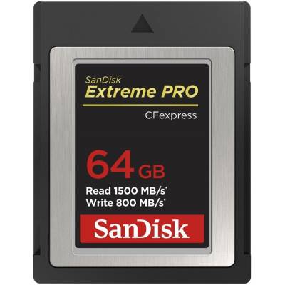 CFexpress Extreme Pro 64GB 1500/800MB/s Type B  Sandisk