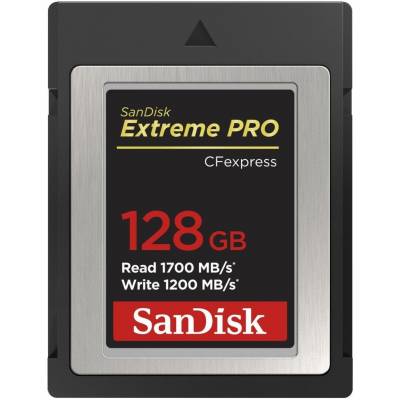 CFexpress Extreme Pro 128GB 1700/1200MB/s Type B  Sandisk
