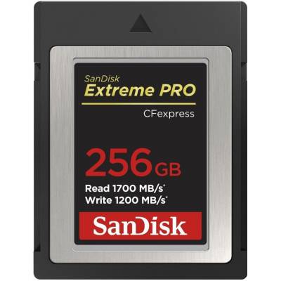 CFexpress Extreme Pro 256GB 1700/1200MB/s Type B  Sandisk
