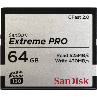 CFast Extreme Pro 2.0 64GB VPG 130 525MB/s 