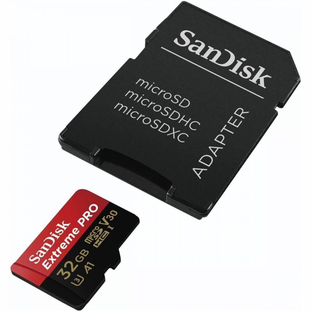 Sandisk Geheugenkaart MicroSDXC Extreme Pro 32GB V30 95MB/s + Adapt