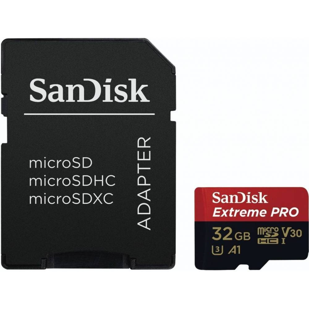 MicroSDXC Extreme Pro 32GB V30 95MB/s + Adapt 