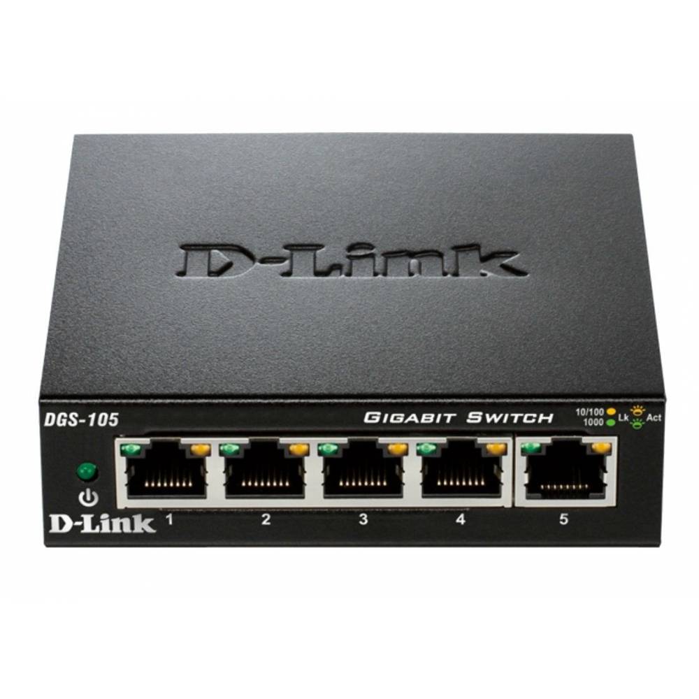 D-Link Switch 5-poort Gigabit Unmanaged Desktop Switch