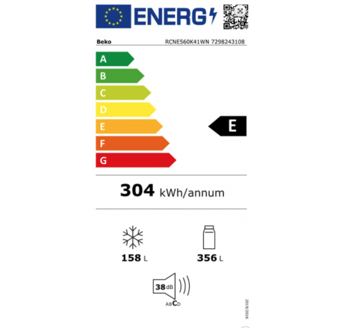 RCNE560K41WN  Beko