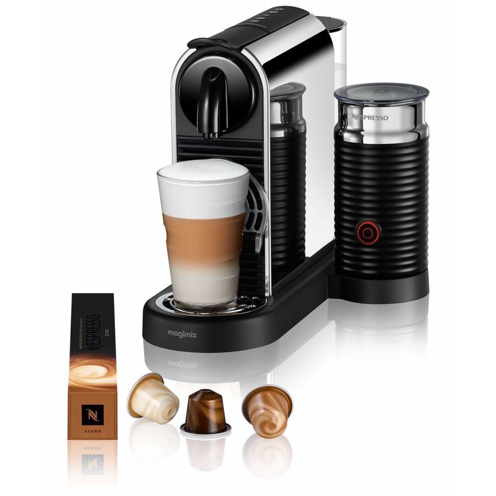 Nespresso Koffiemachine Magimix M900 Citiz & Milk Platinum Chroom