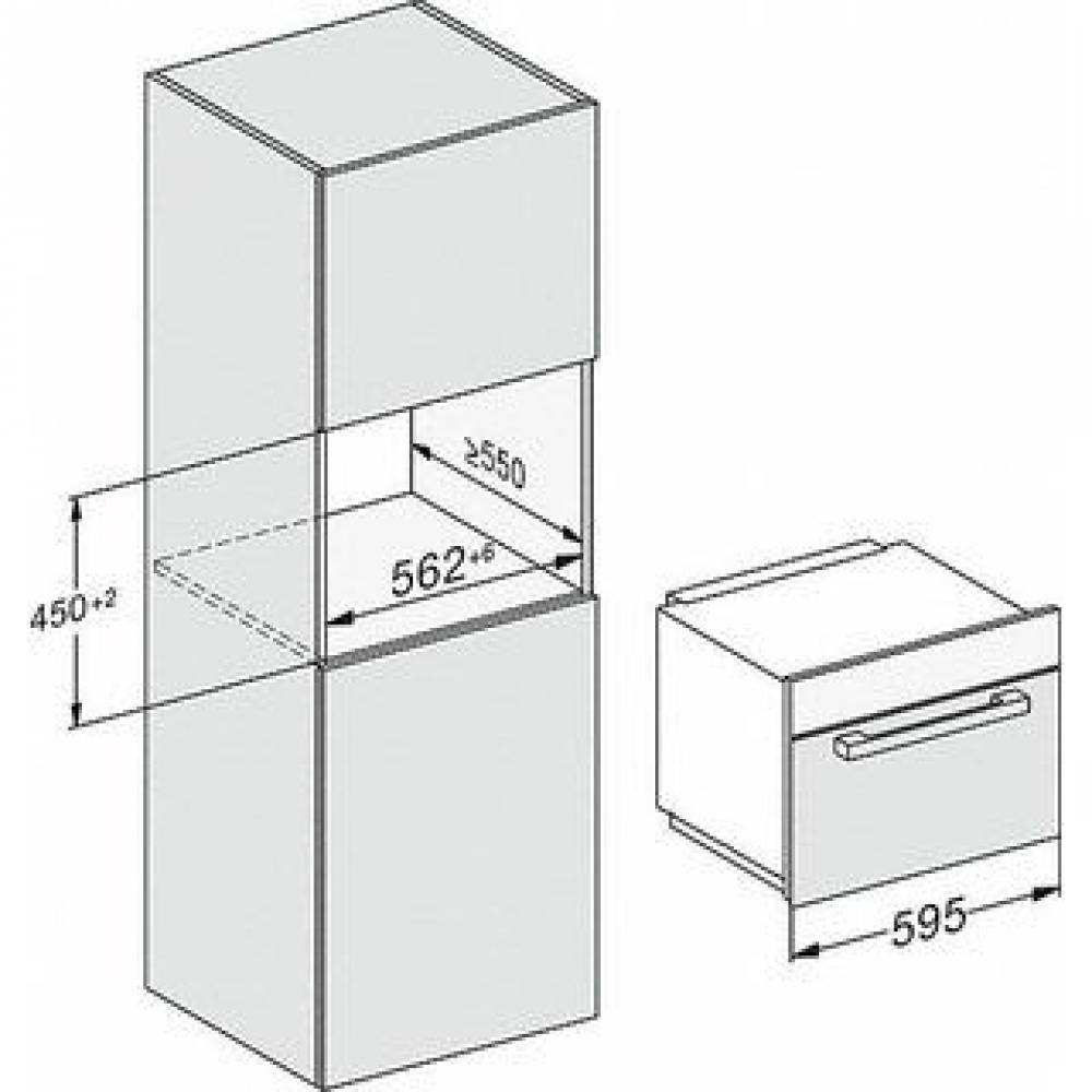 Miele Microgolfoven inbouw M 7240 TC CS