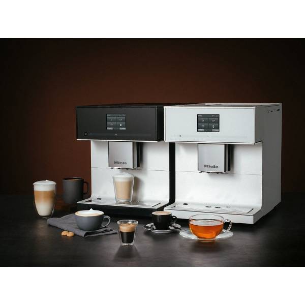 CM 7350 CoffeePassion Vrijstaande koffiezetautomaat Briljantwit Miele