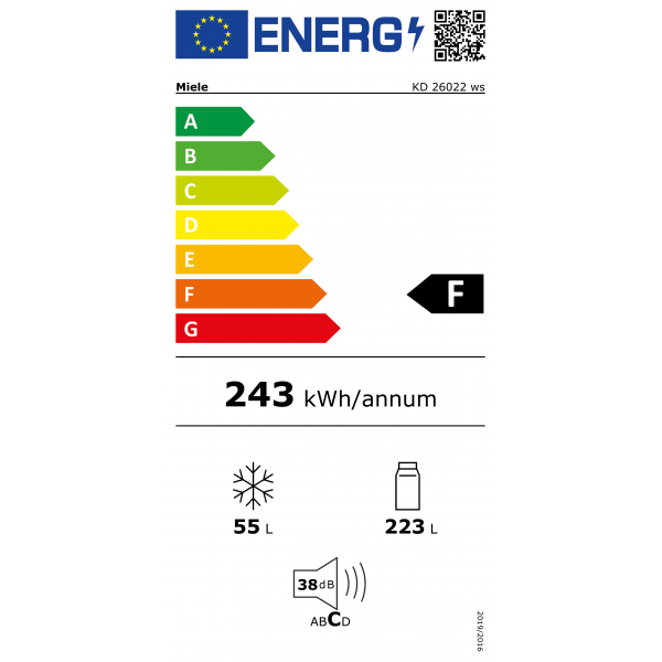 KD 26022 WS Miele KD 26022 WS Miele