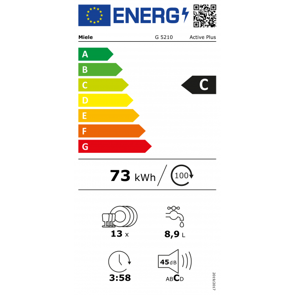 G 5210 BW Miele G 5210 BW Miele