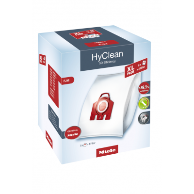 FJM XL HyClean 3D XL-Pack HyClean 3D Efficiency FJM 8 stofzakken HyClean FJM  Miele