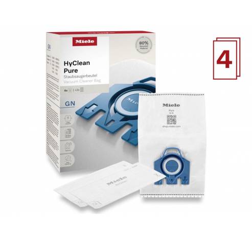 GN HyClean Pure 80% recycled (4pack)  Miele