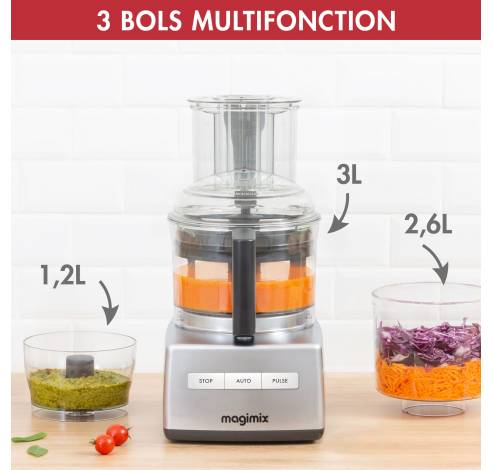 Foodprocessor 4200XL Mat Chroom  Magimix