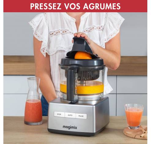 Foodprocessor 5200XL Mat Chroom  Magimix