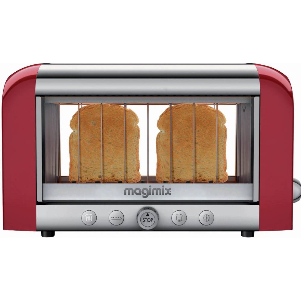 Magimix Broodroosters Toaster Vision Rood