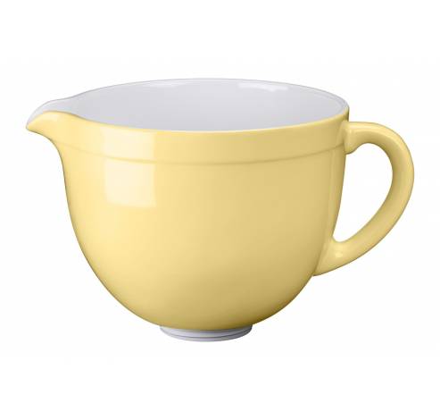 5KSMCB5MY Bol en céramique de 4,8 L Jaune Pastel  KitchenAid