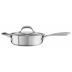 KitchenAid Sauteuse 24cm met deksel en extra greep 