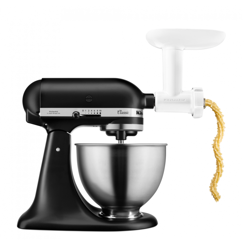 Mobiliseren Ontwarren Weven CLASSIC 4,3 L Mixer/keukenrobot met kantelbare kop, voedselmolen en  koekjesaccessoire Mat Zwart