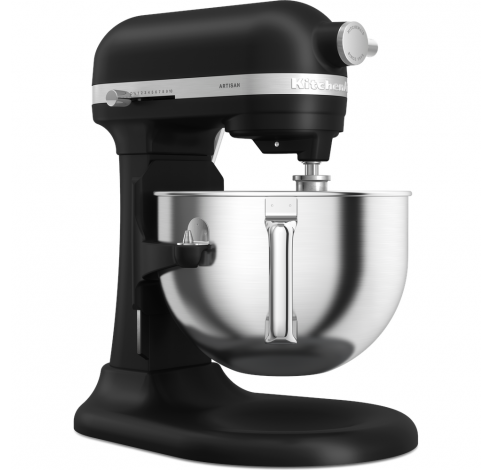 5KSM60SPX Batteur sur socle Artisan avec bol réglable en hauteur 5,6L Noir mat  KitchenAid