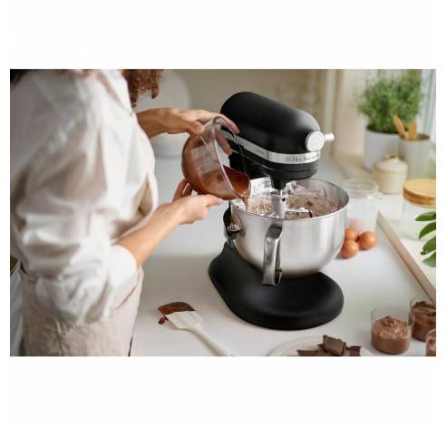 5KSM60SPX Batteur sur socle Artisan avec bol réglable en hauteur 5,6L Noir mat  KitchenAid