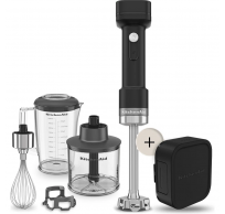 Go Draadloze staafmixer plus accessoires met batterij Black 