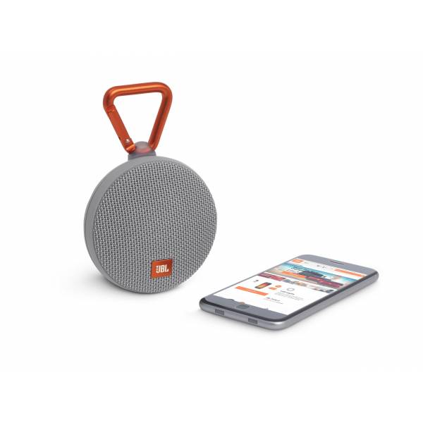 Clip 2 ultra draagbare LS BT waterproof grijs JBL Clip 2 ultra draagbare LS BT waterproof grijs JBL