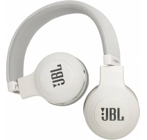 E45BT on-ear draadloze HPH BT wit  JBL