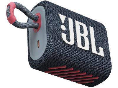 JBL GO3 bluetooth speaker blauw/roze