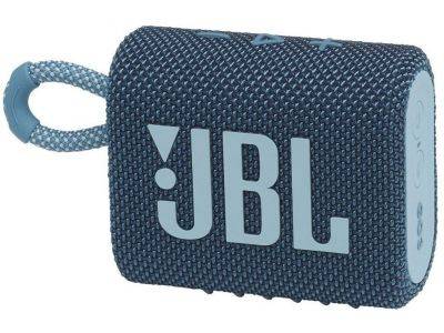 JBL GO3 bluetooth speaker blauw